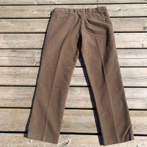 M&S Brown Dress Pants - Size 36x29 Regular Fit - Picture 2 of 8